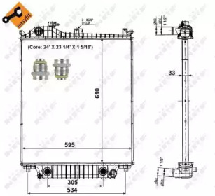 WILMINK GROUP wg1722992 -  Радиатор, охлаждение двигателя